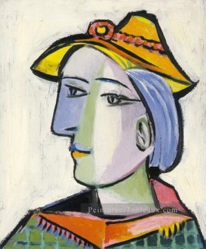  1936 - Marie Thérèse Walter au chapeau 1936 cubisme Pablo Picasso